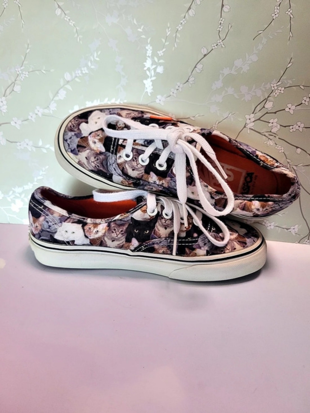 Vans x ASPCA Authentic (Cats) ) Cat Print Sneakers US 4